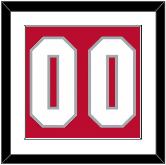 Ohio State Basketball Number - Road Red (2013-2014) - Essential Tier 1