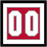 Ohio State Basketball Number - Road Red (2013-2014) - Single Mat 1