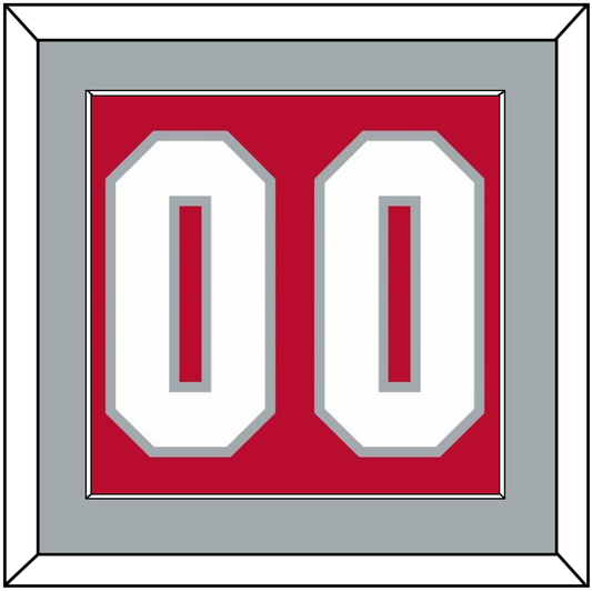 Ohio State Basketball Number - Road Red (2013-2014) - Essential Tier 2