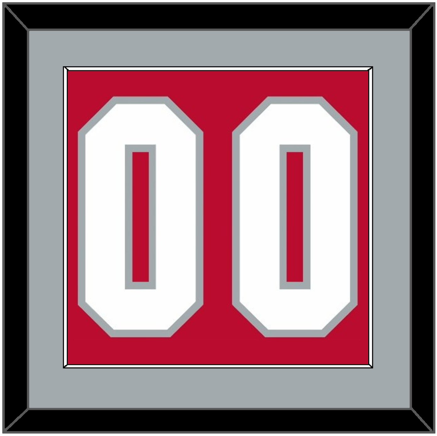 Ohio State Basketball Number - Road Red (2013-2014) - Essential Tier 2