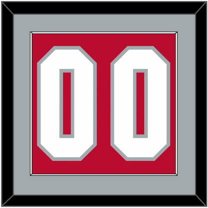 Ohio State Basketball Number - Road Red (2013-2014) - Essential Tier 2