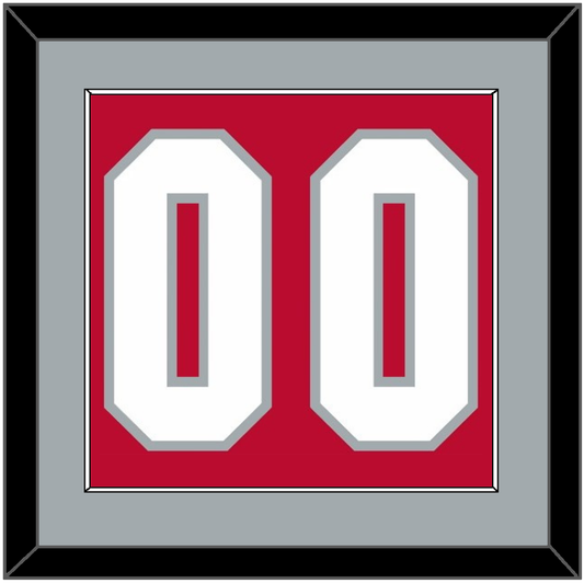 Ohio State Basketball Number - Road Red (2013-2014) - Essential Tier 2