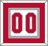 Ohio State Basketball Number - Home White (2013-2014) - Double Mat 2