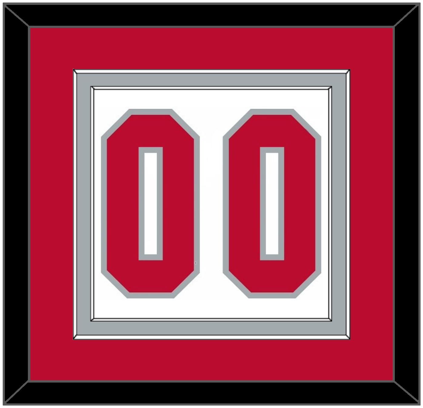 Ohio State Basketball Number - Home White (2013-2014) - Signature Tier 2