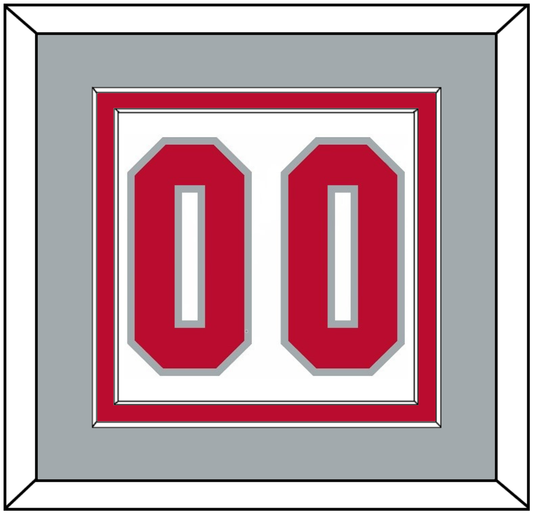Ohio State Basketball Number - Home White (2013-2014) - Signature Tier 3