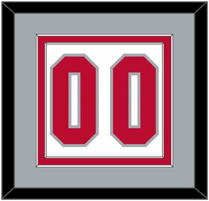 Ohio State Basketball Number - Home White (2013-2014) - Signature Tier 3
