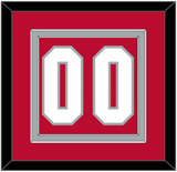 Ohio State Basketball Number - Road Red (2013-2014) - Double Mat 2