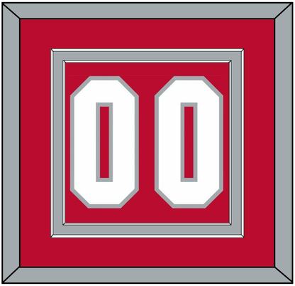 Ohio State Basketball Number - Road Red (2013-2014) - Signature Tier 2