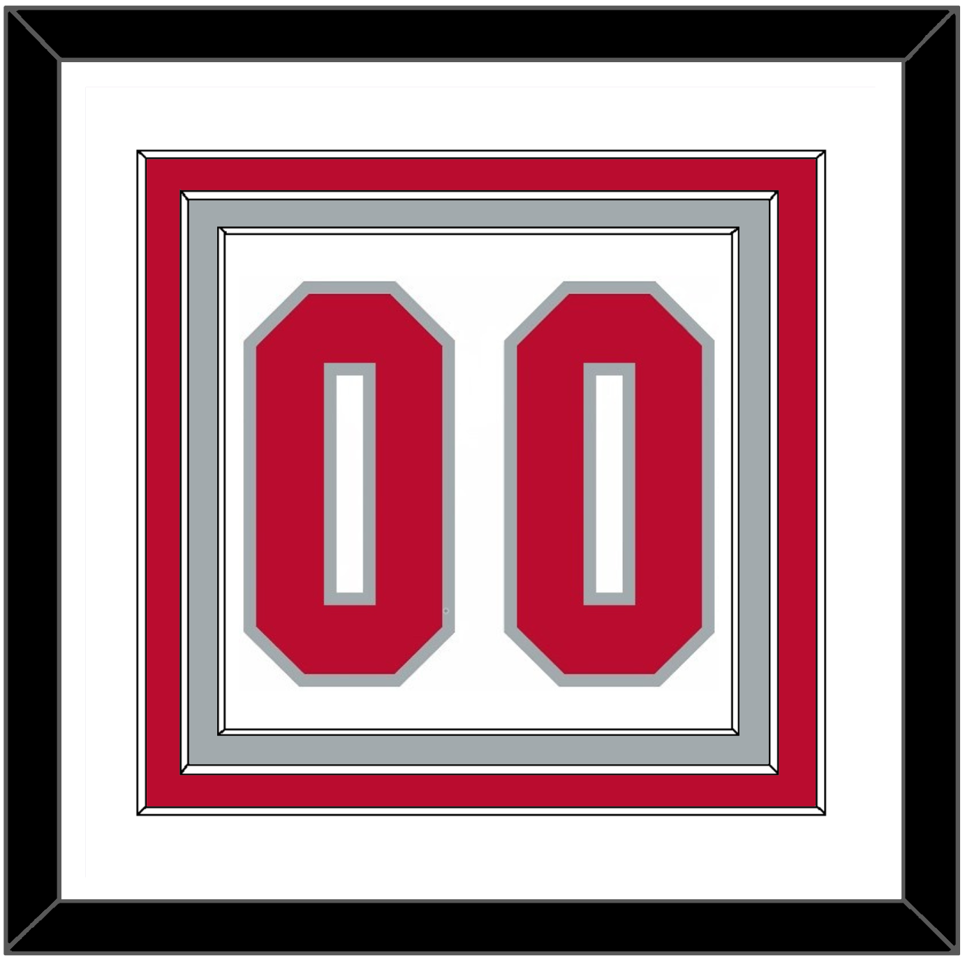 Ohio State Basketball Number - Home White (2013-2014) - Premier Tier 1