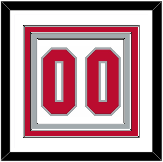 Ohio State Basketball Number - Home White (2013-2014) - Premier Tier 1