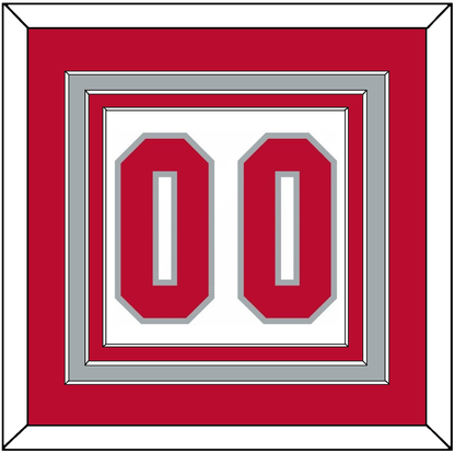 Ohio State Basketball Number - Home White (2013-2014) - Premier Tier 2