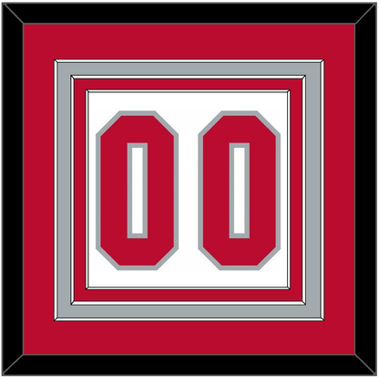 Ohio State Basketball Number - Home White (2013-2014) - Premier Tier 2