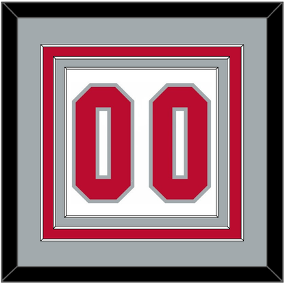 Ohio State Basketball Number - Home White (2013-2014) - Premier Tier 3