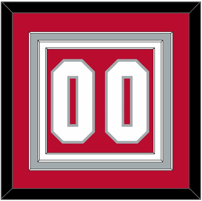 Ohio State Basketball Number - Road Red (2013-2014) - Premier Tier 2
