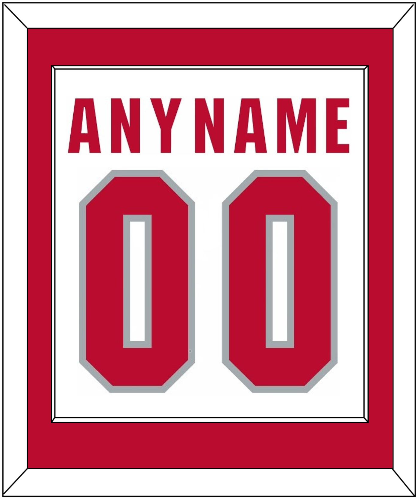 Ohio State Basketball Name & Number - Home White (2013-2014) - Essential Tier 1
