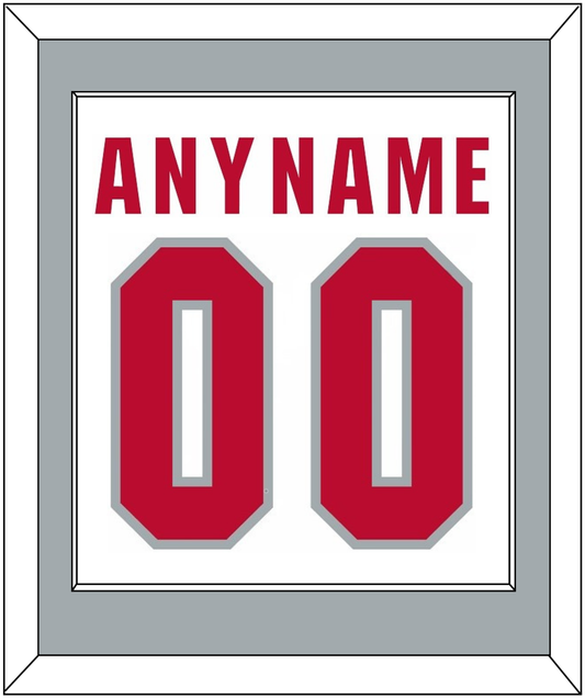 Ohio State Basketball Name & Number - Home White (2013-2014) - Essential Tier 2