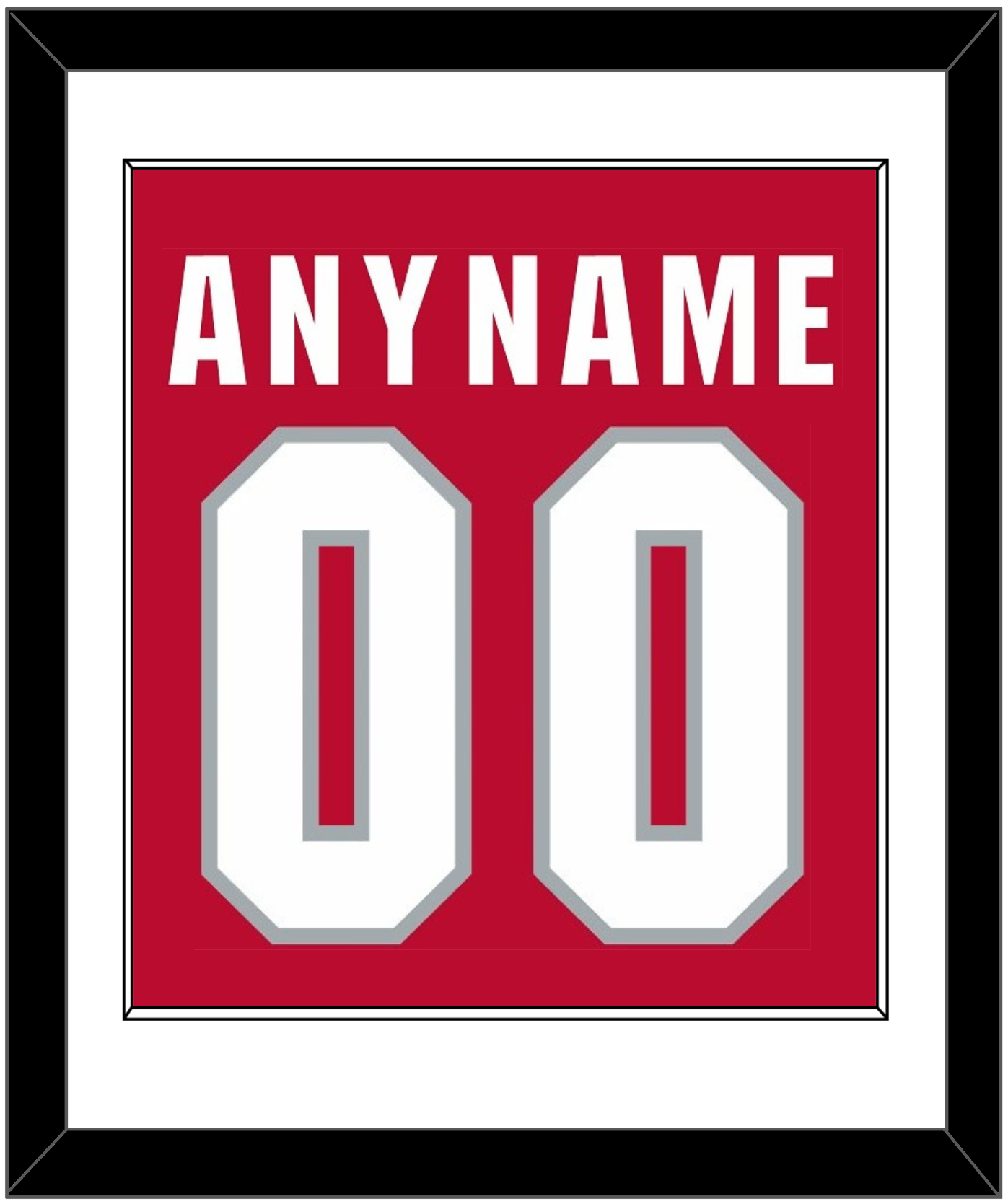 Ohio State Basketball Name & Number - Road Red (2013-2014) - Essential Tier 1