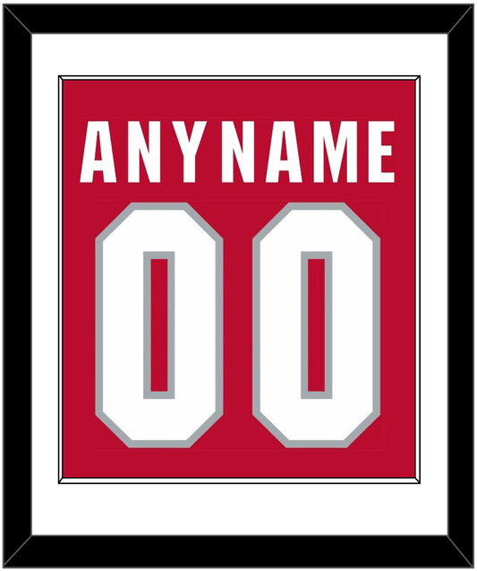 Ohio State Basketball Name & Number - Road Red (2013-2014) - Essential Tier 1