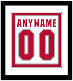 Ohio State Basketball Name & Number - Home White (2013-2014) - Double Mat 1