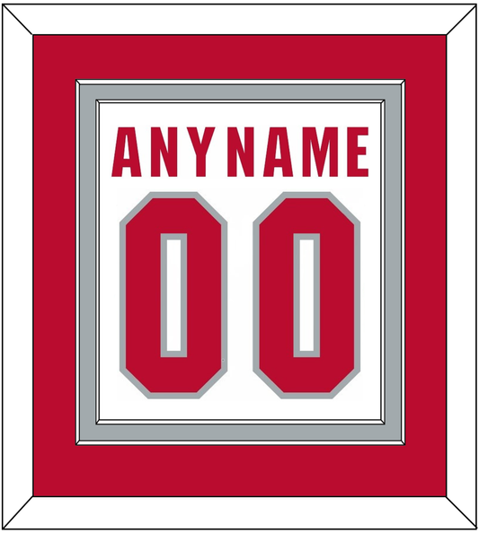 Ohio State Basketball Name & Number - Home White (2013-2014) - Signature Tier 2