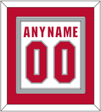 Ohio State Basketball Name & Number - Home White (2013-2014) - Double Mat 2