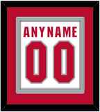 Ohio State Basketball Name & Number - Home White (2013-2014) - Double Mat 2