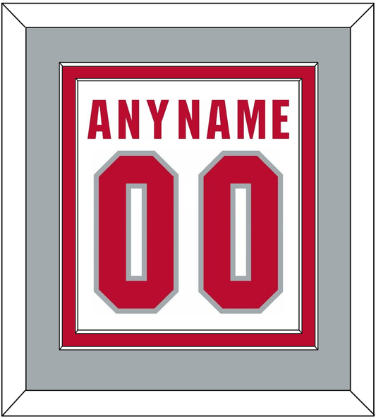 Ohio State Basketball Name & Number - Home White (2013-2014) - Signature Tier 3