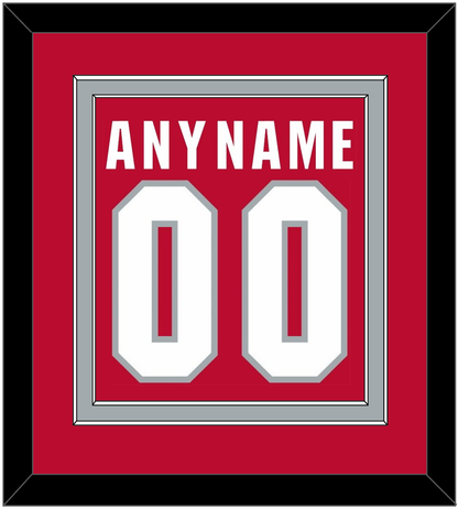 Ohio State Basketball Name & Number - Road Red (2013-2014) - Signature Tier 2