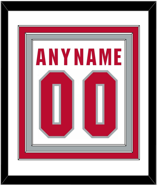 Ohio State Basketball Name & Number - Home White (2013-2014) - Premier Tier 1