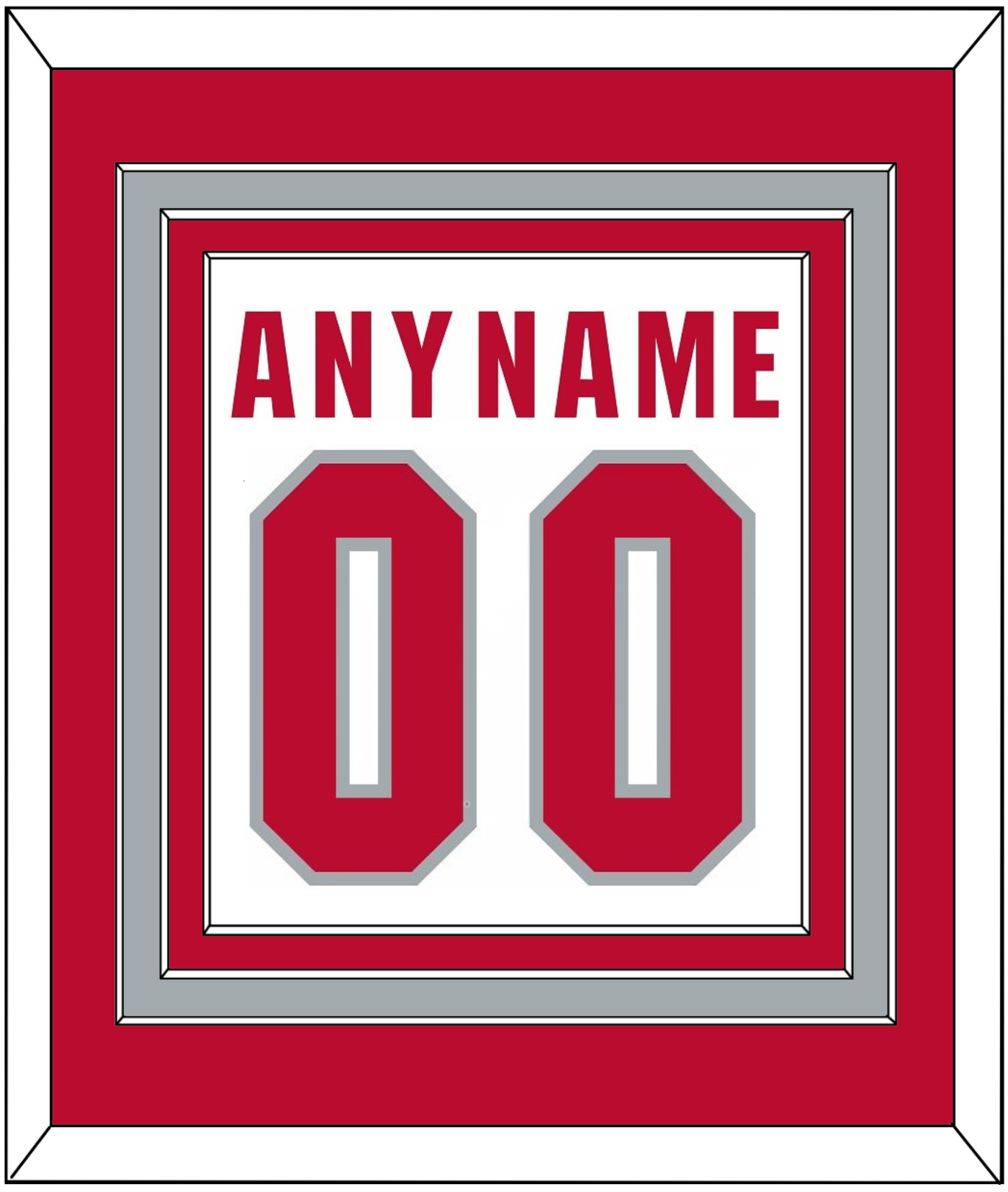 Ohio State Basketball Name & Number - Home White (2013-2014) - Premier Tier 2