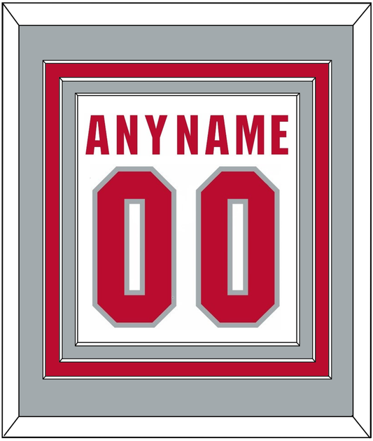 Ohio State Basketball Name & Number - Home White (2013-2014) - Premier Tier 3