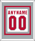 Ohio State Basketball Name & Number - Home White (2013-2014) - Triple Mat 3