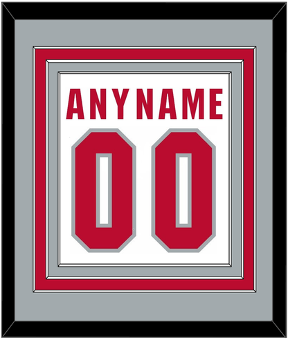 Ohio State Basketball Name & Number - Home White (2013-2014) - Premier Tier 3