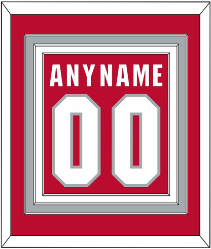 Ohio State Basketball Name & Number - Road Red (2013-2014) - Premier Tier 2