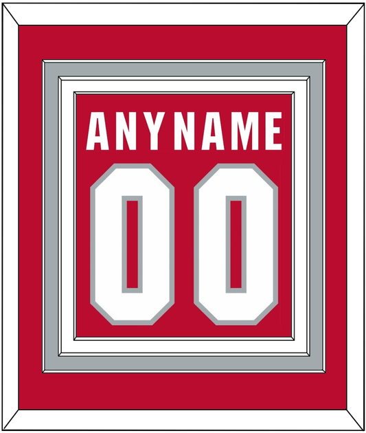 Ohio State Basketball Name & Number - Road Red (2013-2014) - Premier Tier 2