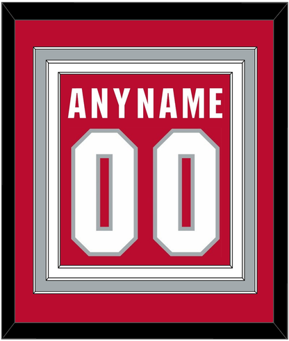 Ohio State Basketball Name & Number - Road Red (2013-2014) - Premier Tier 2