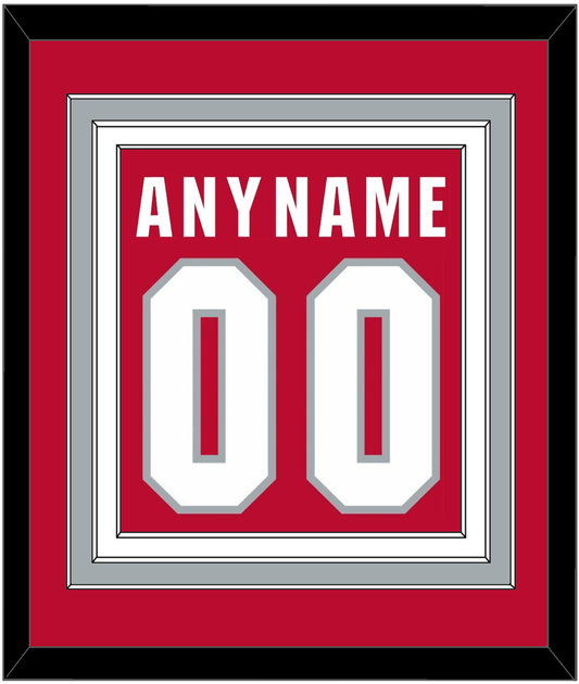 Ohio State Basketball Name & Number - Road Red (2013-2014) - Premier Tier 2