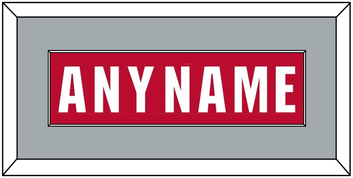 Ohio State Basketball Name - Road Red (2013-2014) - Essential Tier 2