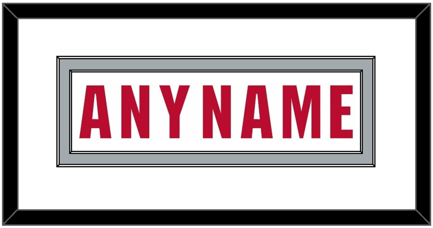 Ohio State Basketball Name - Home White (2013-2014) - Signature Tier 1