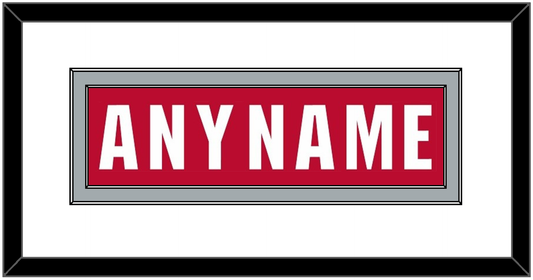 Ohio State Basketball Name - Road Red (2013-2014) - Signature Tier 1