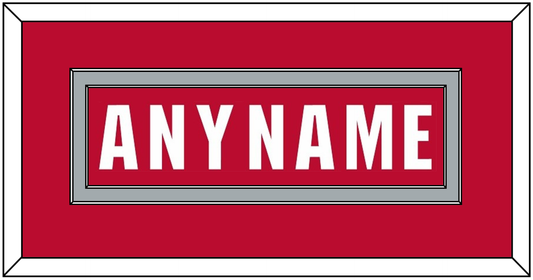 Ohio State Basketball Name - Road Red (2013-2014) - Signature Tier 2