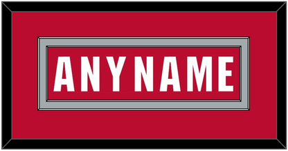 Ohio State Basketball Name - Road Red (2013-2014) - Signature Tier 2