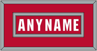 Ohio State Basketball Name - Road Red (2013-2014) - Signature Tier 2