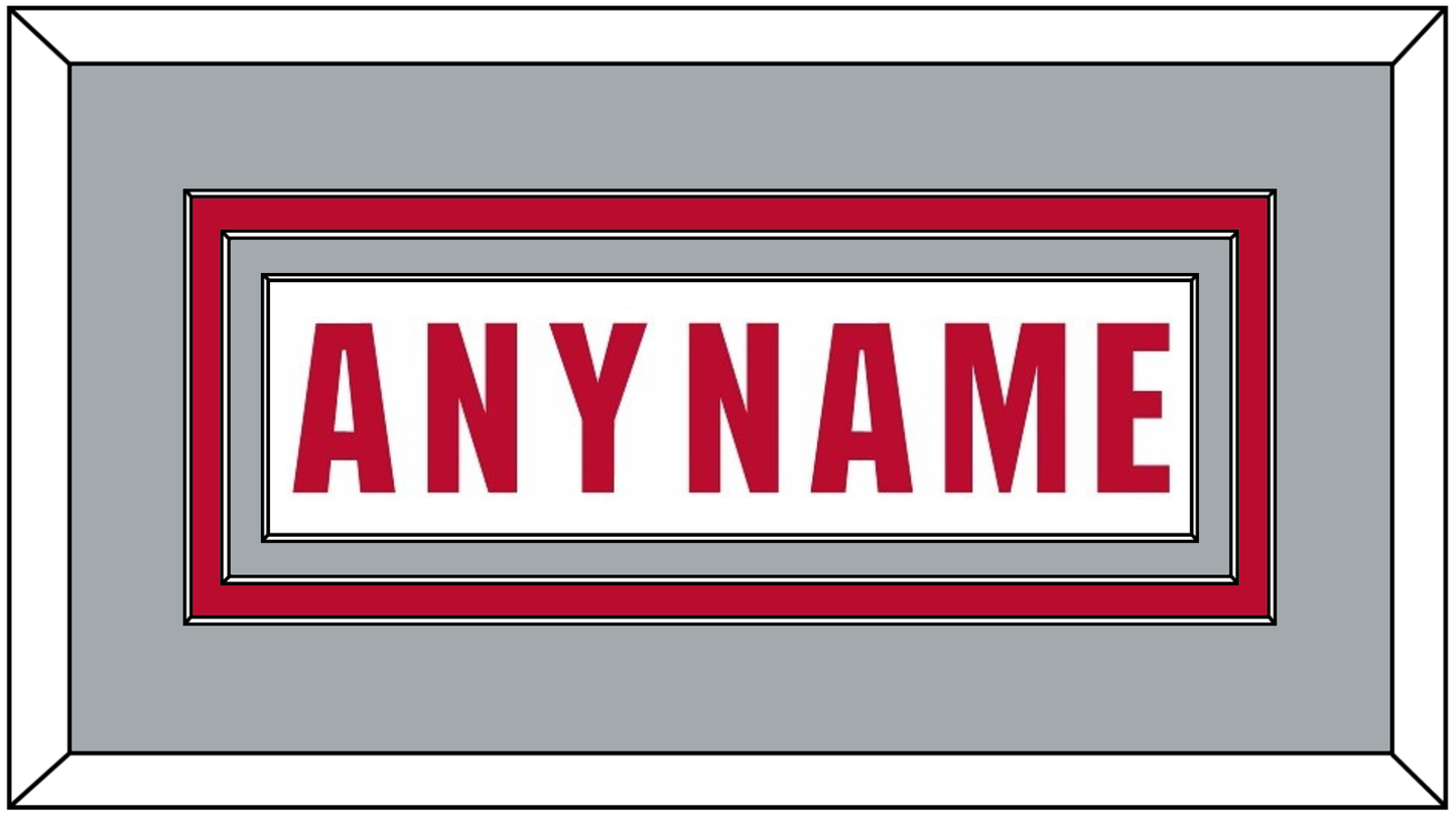 Ohio State Basketball Name - Home White (2013-2014) - Premier Tier 3