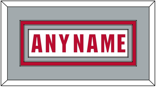 Ohio State Basketball Name - Home White (2013-2014) - Premier Tier 3
