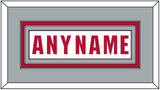 Ohio State Basketball Name - Home White (2013-2014) - Triple Mat 3
