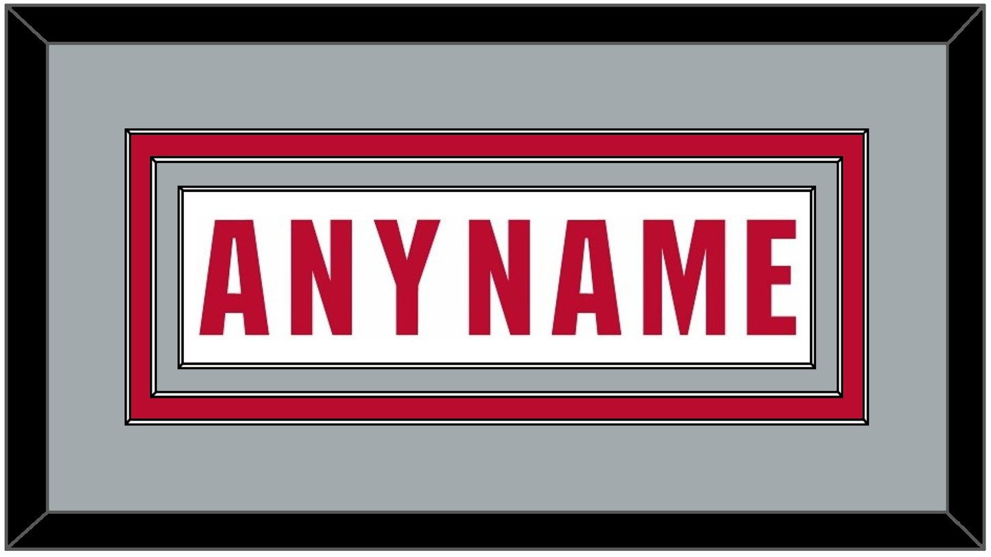 Ohio State Basketball Name - Home White (2013-2014) - Premier Tier 3