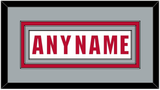 Ohio State Basketball Name - Home White (2013-2014) - Triple Mat 3