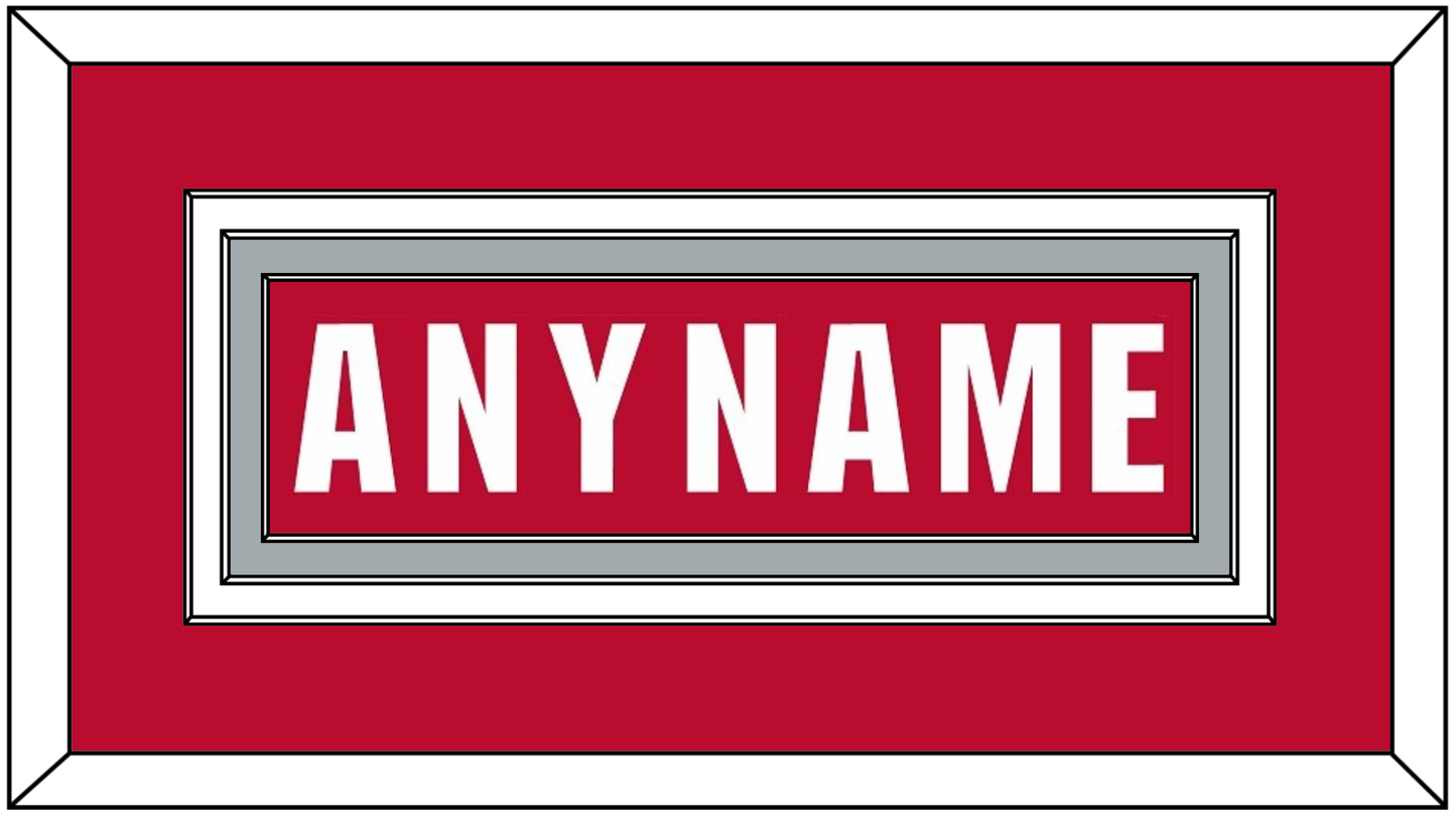 Ohio State Basketball Name - Road Red (2013-2014) - Premier Tier 2