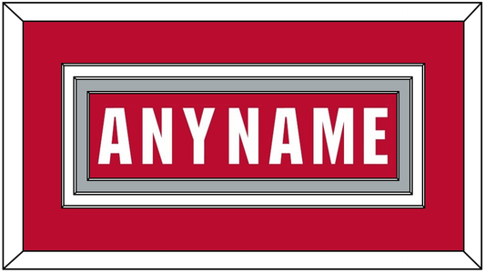 Ohio State Basketball Name - Road Red (2013-2014) - Premier Tier 2